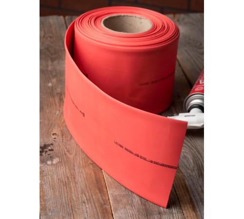 Термоусаживаемая трубка ТУТ нг 100/50 красная рулон PROxima  tut-100-r  EKF