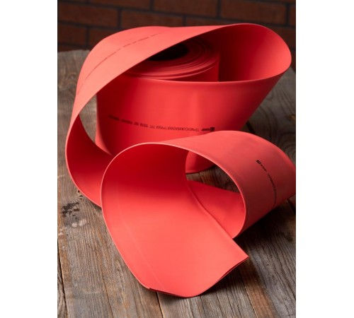 Термоусаживаемая трубка ТУТ нг 100/50 красная рулон PROxima  tut-100-r  EKF