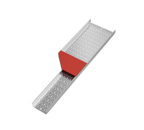 Крышка переходника левого 300-600 мм "ПЛЮС" HD  KPDplus300-600-L HD   КМ-профиль