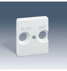 Simon 82 Накладка на телевизионную розетку R-TV+SAT, широкий модуль, S82C, алюминий  82097-53  Simon
