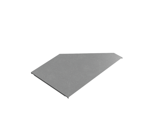 Крышка переходника левого 300-600 мм "ПЛЮС" HD  KPDplus300-600-L HD   КМ-профиль