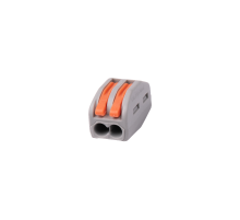 Клемма монтажная  рычажного соединения PTC-2P 222-412 BL/10 450V 32A 0,08-2,5(4.0)mm2 / 10шт. /  5050709 Jazzway