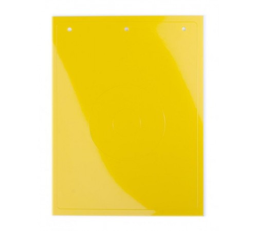 Табличка полужесткая для маркировки кнопок аварийного останова. ПВХ. Желтая.  TAEM062Y  DKC