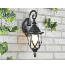 Светильник садово-парковый Orion черный настенный  a025002  Elektrostandard