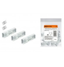 Коннектор для жесткого соединения неона SMD5050-RGB-220 В односторонний  SQ0331-1539  TDM