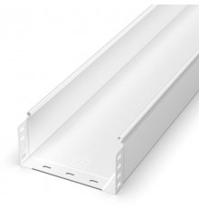 Лоток неперфорированный Стандарт 200х100х3000 (0,8 мм) RAL 9003 (6 м/уп)  PR16.10304  Промрукав