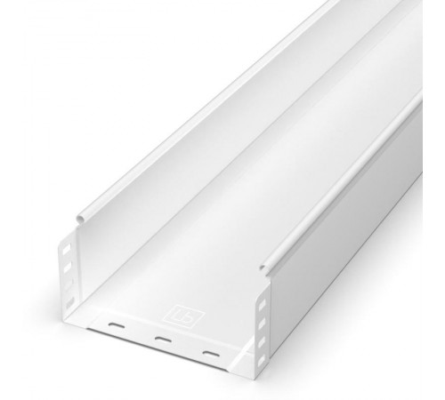 Лоток неперфорированный Стандарт 200х100х3000 (0,8 мм) RAL 9003 (6 м/уп)  PR16.10304  Промрукав