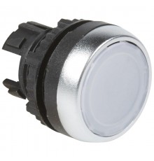 Головка с пружинным возвратом  22,3 - Osmoz - для комплектации - с подсветкой - с потайным толкателем - белый  024000  Legrand