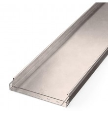 Лоток неперфорированный Стандарт INOX (AISI 409) 300х50х3000 (0,8 мм) (12 м/уп)  PR16.2398  Промрукав