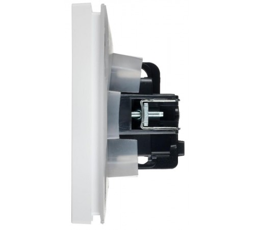 FORTE&PIANO Розетка с заземлением, со шторками, с крышкой в/к 16А IP44 FP221 белый  FP-R16-16-44-K01  IEK