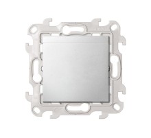 Карточный выключатель с подсветкой 6А 230В цвета алюминий S24 Harmonie  2410526-033  Simon