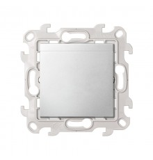 Карточный выключатель с подсветкой 6А 230В цвета алюминий S24 Harmonie  2410526-033  Simon