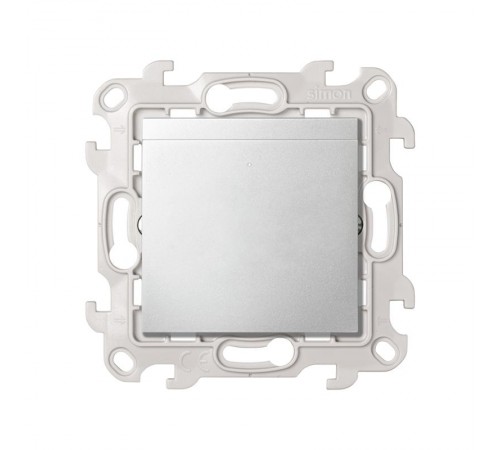 Карточный выключатель с подсветкой 6А 230В цвета алюминий S24 Harmonie  2410526-033  Simon