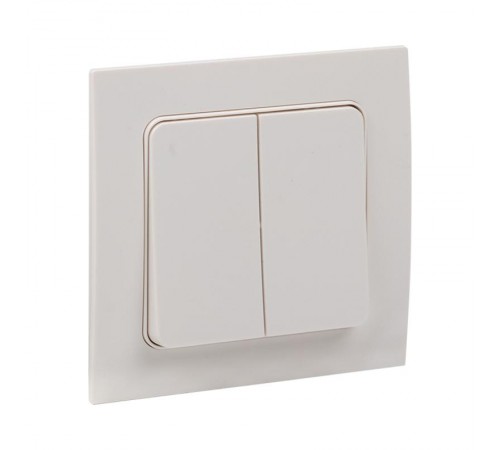 Стокгольм Выключатель 2-кл. 10А белый PROxima  EXV10-023-10  EKF