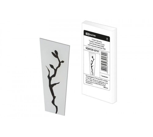 Стекло матовое "Сакура" (комплект 6 шт.) для светильников 6060 шестигранник (металл)  SQ0330-0757  TDM