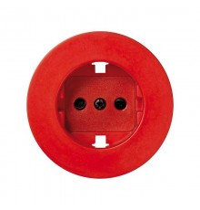 Simon 88 Накладка с защитными шторками на розетку двухполюсную c заземляющим контактом, винтовое соединение,  88041-67  Simon