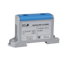 Клемма вводная силовая OptiClip КВС 16-95 синяя  351043  КЭАЗ