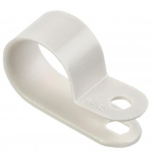 Скоба крепежная 16мм нейлоновая белая (50шт)  USK11-16-050-K01  IEK