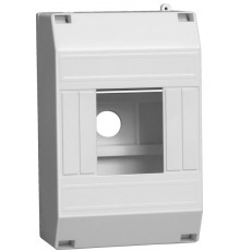 Корпус пластиковый навесной на 4 модуля КМПн 1/4 133х79х58мм IP20 белый KREPTA 3  MKP31-N-04-30-135  IEK