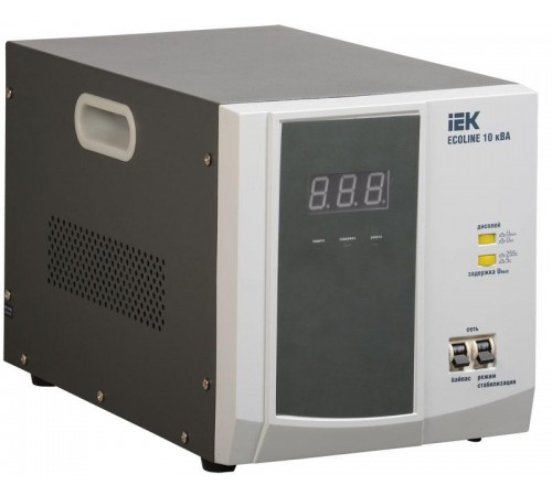 Стабилизатор напряжения переносной серии Ecoline 10 кВА   IVS26-1-10000  IEK