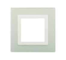 Рамка из натурального стекла, "Avanti", светло-зеленая, 2 модуля  4406822  DKC