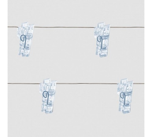 Гирлянда линейная Прищепки USB 50LED 5000K, IP 20, 4,5м, CL574  41653  FERON