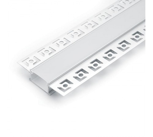 Профиль алюминиевый встраиваемый скрытый без крепежей, серебро, CAB254  10362  Feron