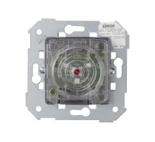 Simon 75 Механизм Выключатель нажимной вспомогательный к выключателю релейному с голубой подсветкой, S82, S82N, S88, S  75306-69  Simon