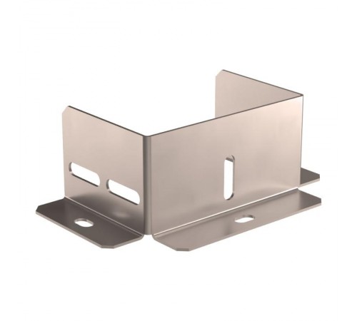 Универсальный ввод трассы лотков Стандарт INOX (AISI 409) 100х80  PR16.3719  Промрукав