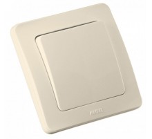 Выключатель скрытой установки, одноклавишный, цвет слоновая кость  ВС16-311-01  HEGEL