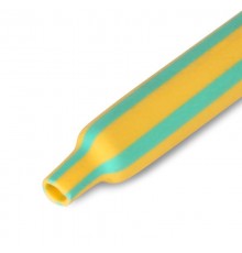 Трубка термоусаживаемая ТУТнг-LS-50/25 желто-зеленая  84961  КВТ