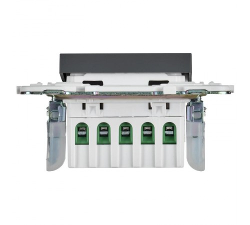 SKANDY Кнопка звонка с индикацией для отелей 10А SK-V17T титан   SK-V14-2-10-K48  IEK