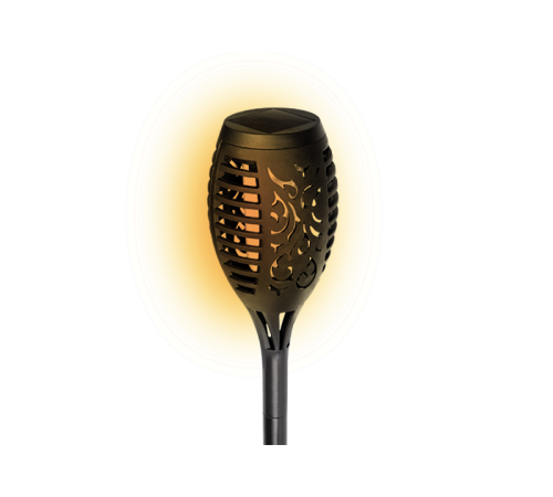 Светильник садовый на солнечной батарее SLR-S08 эффект факела, 12 LED, h=51 см  .5035997  ФАZА