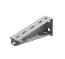 Кронштейн настенный для средних нагрузок 300 мм, толщ. 2,0 мм, гор. цинк, 354435  КНПЛ5-300-2,0-ГЦ   Ostec