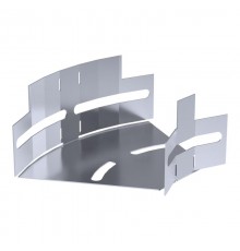 Угол горизонтальный изменяемый 0-45 градусов Стандарт INOX (AISI 316) 100х50  PR16.3614  Промрукав