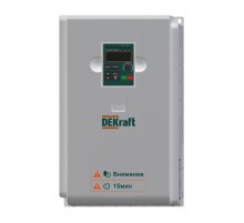 Преобразователь частоты DEKV060-11/15кВт 3 фазы 380В с торм. модулем  DEKV060G011P015T4B  DEKraft