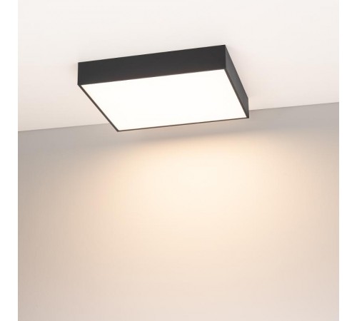 Светильник SP-QUADRO-S400x400-40W Warm3000 (BK, 120 deg, 230V) (Arlight, IP40 Металл, 3 года)  034796  Arlight