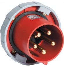 Вилка панельная с прямым фланцем 3125BU6W 125A 3P+E IP67 6ч  2CMA167198R1000  ABB