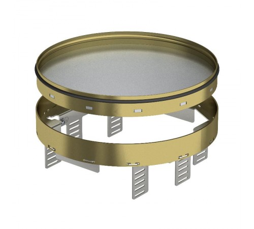 Кассетная рамка RKRN2UZD3 ном.размер R7 D 275 мм (латунь) (RKRN2UZD3R7MS25)  7409144  OBO Bettermann
