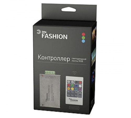 Контроллер для светодиодной ленты RGB controller-12-A01-RF на 12В пульт  C0043982  ЭРА