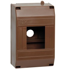 Корпус пластиковый навесной на 4 модуля КМПн 1/4 133х79х58мм IP20 дуб KREPTA 3  MKP31-N-04-30-135-D  IEK