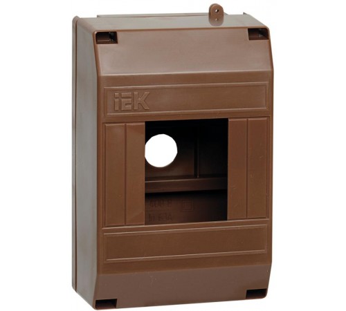 Корпус пластиковый навесной на 4 модуля КМПн 1/4 133х79х58мм IP20 дуб KREPTA 3  MKP31-N-04-30-135-D  IEK