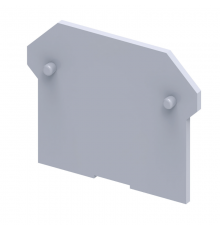 Крышка концевая для клеммы проходной OptiClip EP2,5/4UN-серый  289805  КЭАЗ