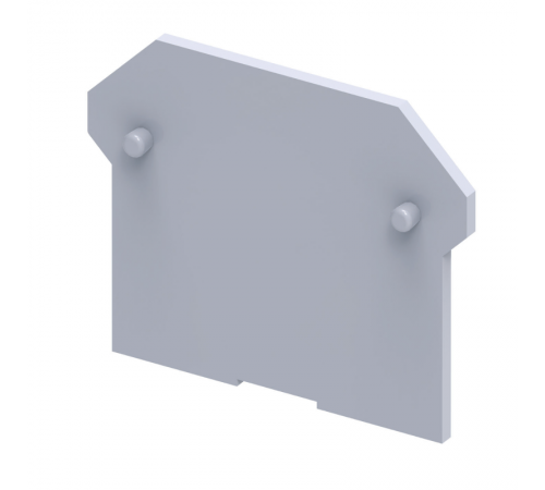 Крышка концевая для клеммы проходной OptiClip EP2,5/4UN-серый  289805  КЭАЗ