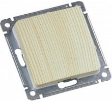 Переключатель реверсивный на два направления, одноклавишный, скрытой установки, механизм, цвет сосна  ВС10-471-02  HEGEL