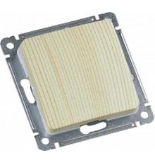 Переключатель реверсивный на два направления, одноклавишный, скрытой установки, механизм, цвет сосна  ВС10-471-02  HEGEL