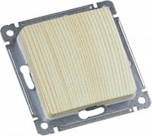 Переключатель реверсивный на два направления, одноклавишный, скрытой установки, механизм, цвет сосна  ВС10-471-02  HEGEL