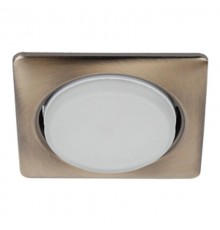 Светильник точечный встраиваемый под лампу KL71 13Вт GX53 бронза  Б0017636  ЭРА