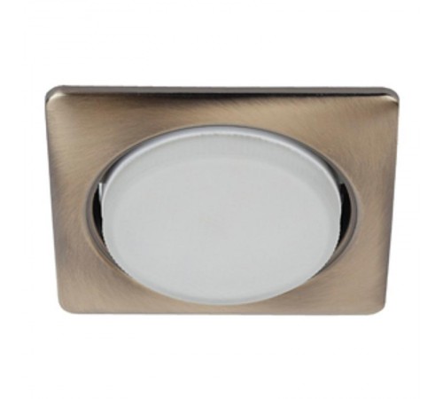 Светильник точечный встраиваемый под лампу KL71 13Вт GX53 бронза  Б0017636  ЭРА