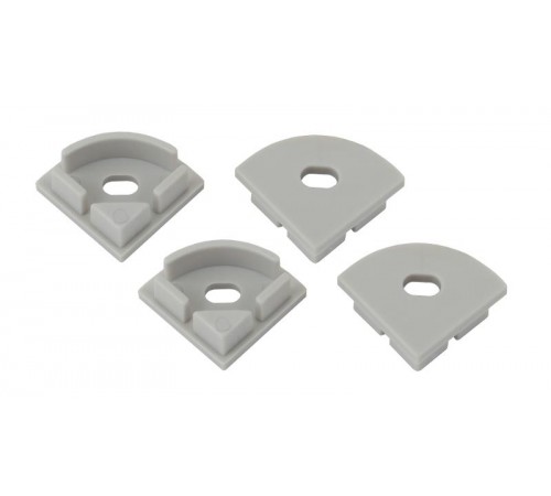 Набор заглушек для профиля CAB280, 1616R-3B 4 сквозные круглые  Б0039452  ЭРА